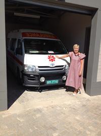 The ambulance Station at the Catherine Bullen Primary Healthcare Clinic in Oshivelo